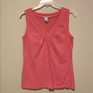Jillian Jones sleeveless shirred tank
